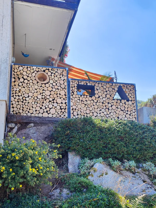 Kaminholzregal Rost «Nature Log», 100-200 x 35 x 180 cm - Image 13