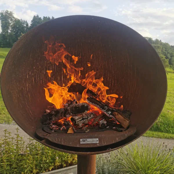 BBQ Grill «Aurora Flame» Edelrost-Deisgn - Image 7