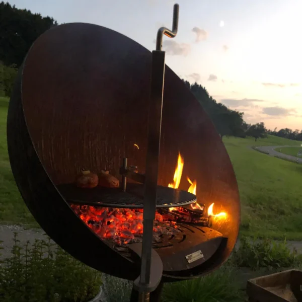 BBQ Grill «Aurora Flame» Edelrost-Deisgn - Image 2