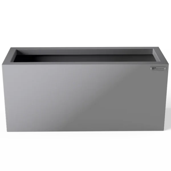 Blumenkasten Edelstahl-Optik «Element Steel», 100-150 x 35 x 45 cm - Image 4