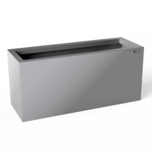 Blumenkasten Edelstahl-Optik «Element Steel», 100-150 x 35 x 45 cm