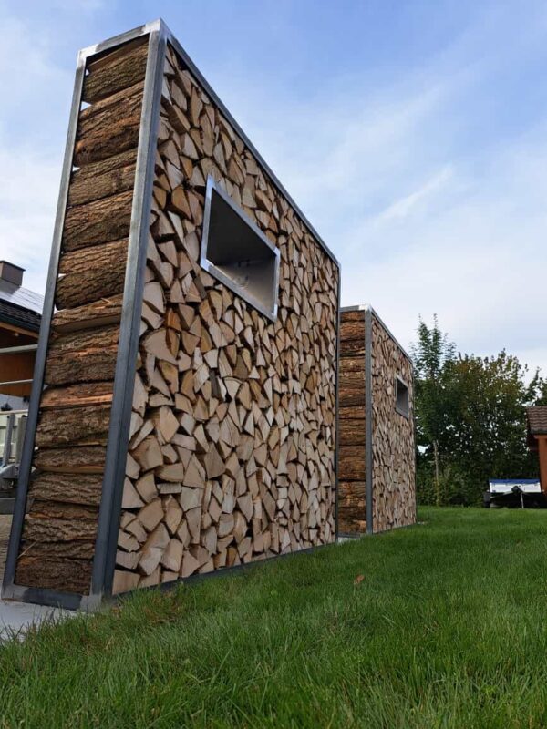 Kaminholzregal Anthrazit «Coal Craft», 100-200 x 35 x 180 cm - Image 18